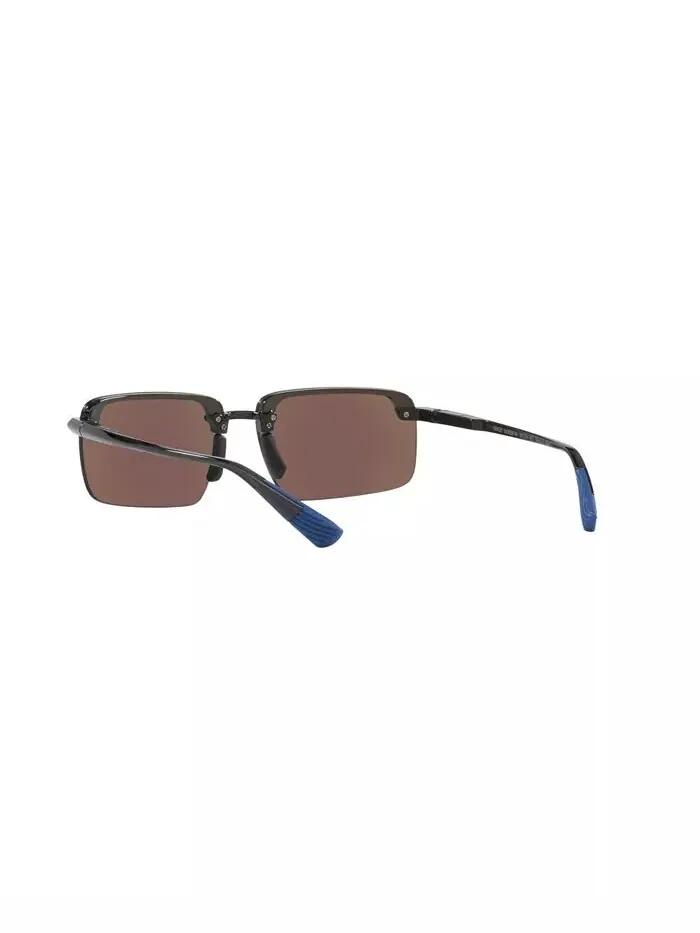 Мужские поляризованные солнцезащитные очки, Laulima Maui Jim — изображение 7 из 10, серый прозрачный