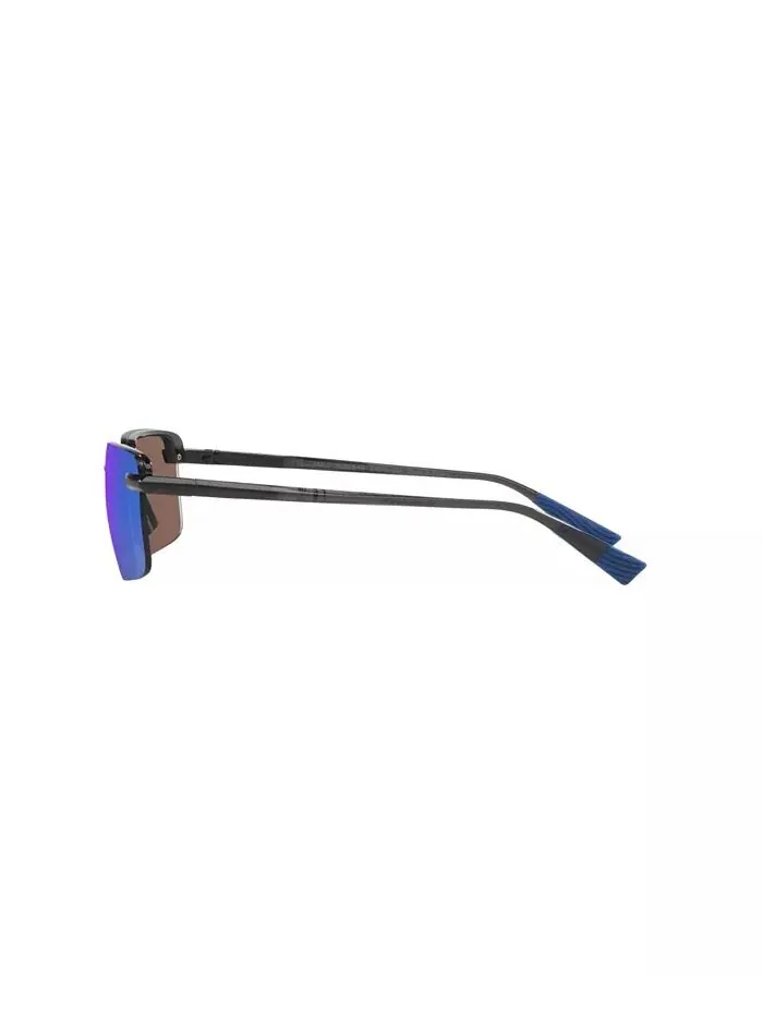 Мужские поляризованные солнцезащитные очки, Laulima Maui Jim — изображение 8 из 10, серый прозрачный