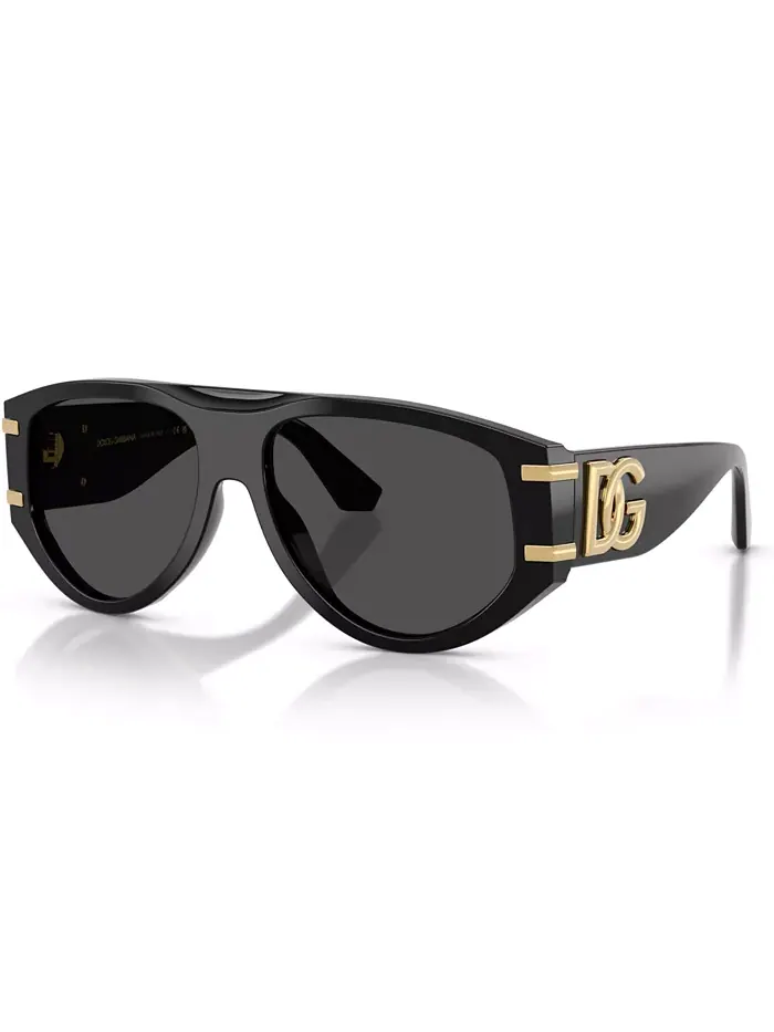 Женские солнцезащитные очки большого размера, DG4499 Dolce&Gabbana — изображение 1 из 5, черный