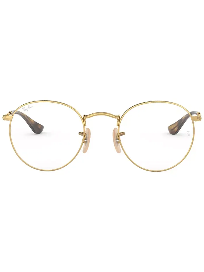 Круглые металлические очки для мужчин круглой формы Ray-Ban — изображение 2 из 7, золото