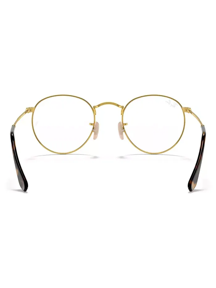 Круглые металлические очки для мужчин круглой формы Ray-Ban — изображение 4 из 7, золото