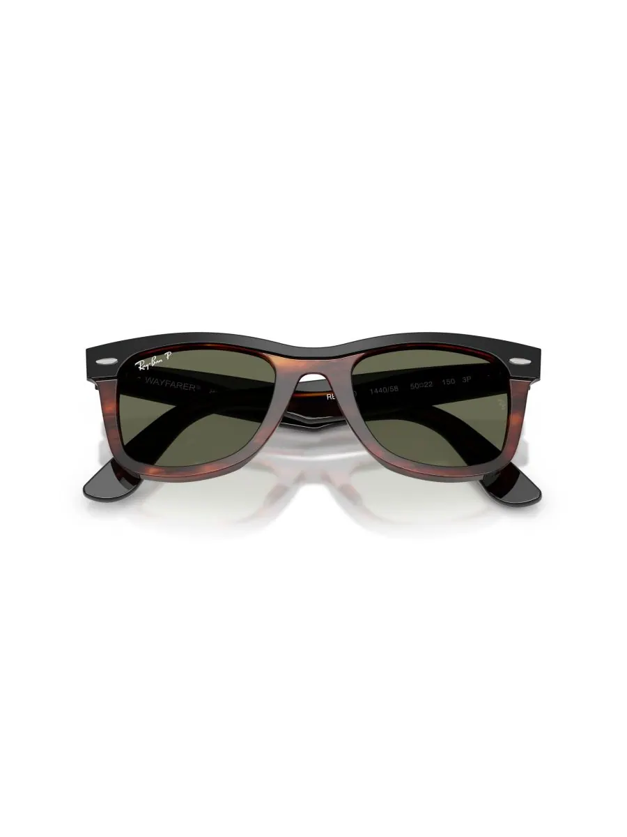 Поляризованные солнцезащитные очки унисекс, Wayfarer Street Neat RB2240 Ray-Ban — изображение 3 из 5, черный