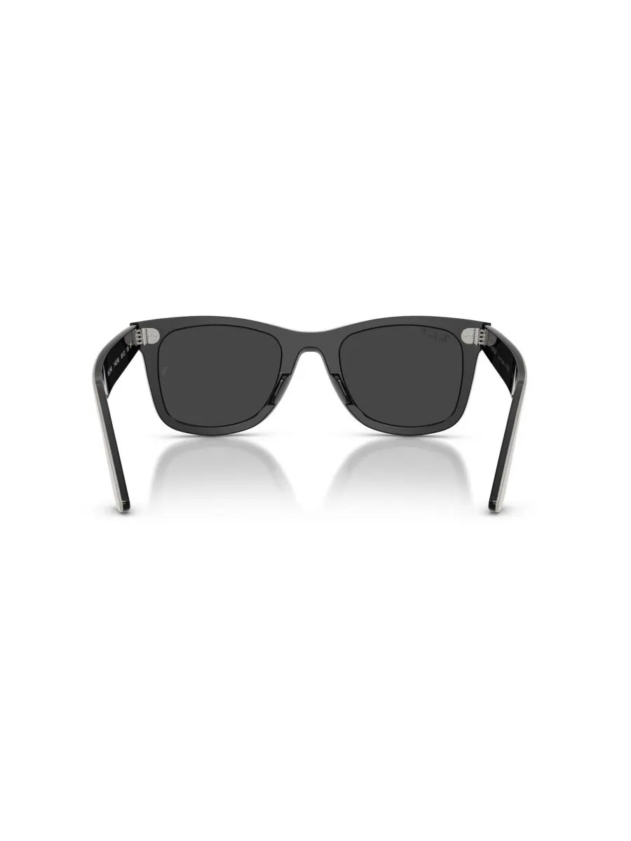 Поляризованные солнцезащитные очки унисекс, Wayfarer Street Neat RB2240 Ray-Ban — изображение 4 из 5, серый черный