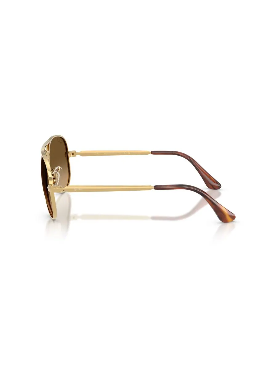 Поляризованные солнцезащитные очки унисекс, модель Aviator Max RB3925 Ray-Ban — изображение 5 из 6, золото