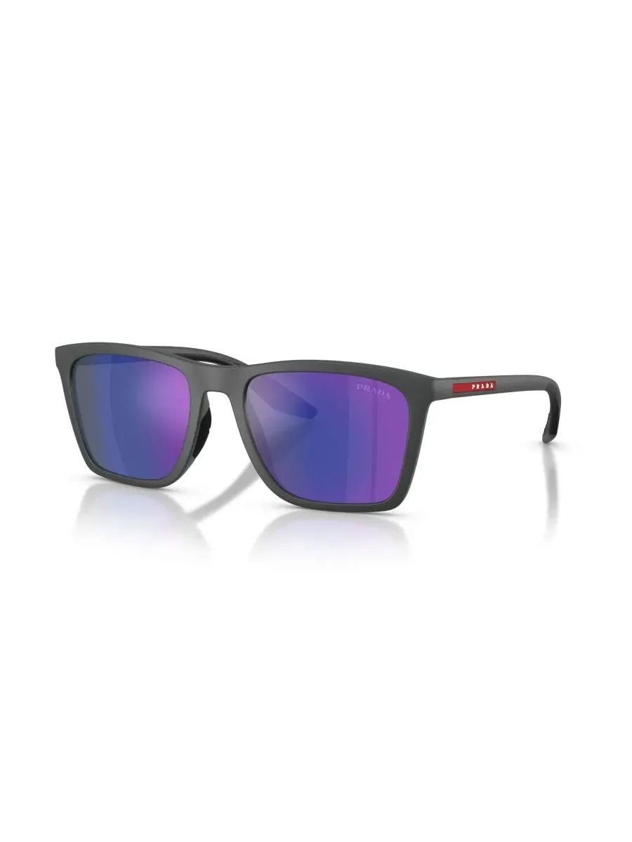 Мужские солнцезащитные очки Prada Linea Rossa прямоугольной формы, PS B08S Persol