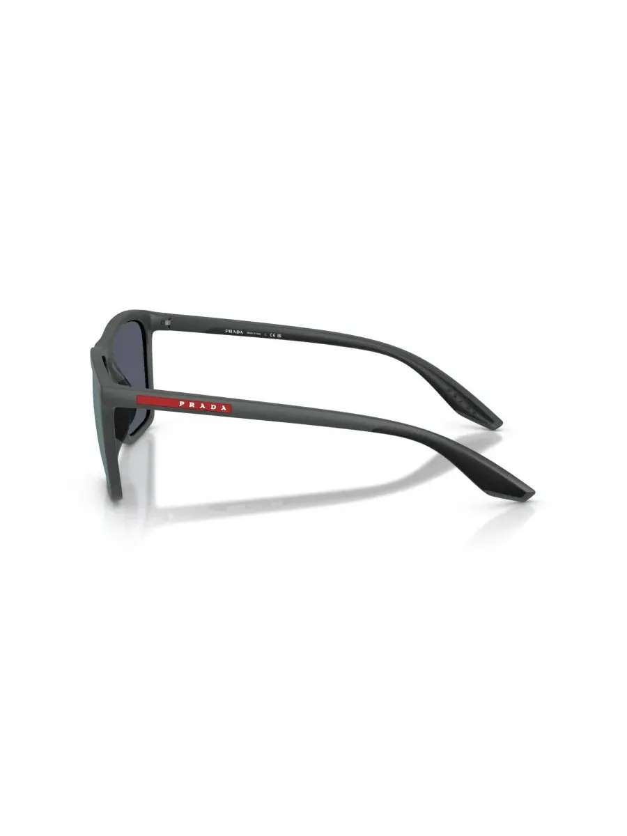 Мужские солнцезащитные очки Prada Linea Rossa прямоугольной формы, PS B08S Persol — изображение 3 из 6, серый