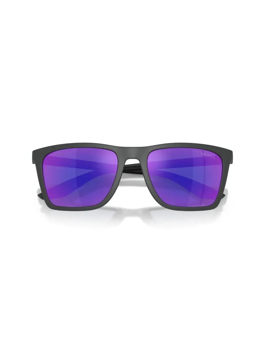 Мужские солнцезащитные очки Prada Linea Rossa прямоугольной формы, PS B08S Persol — изображение 5 из 6, серый