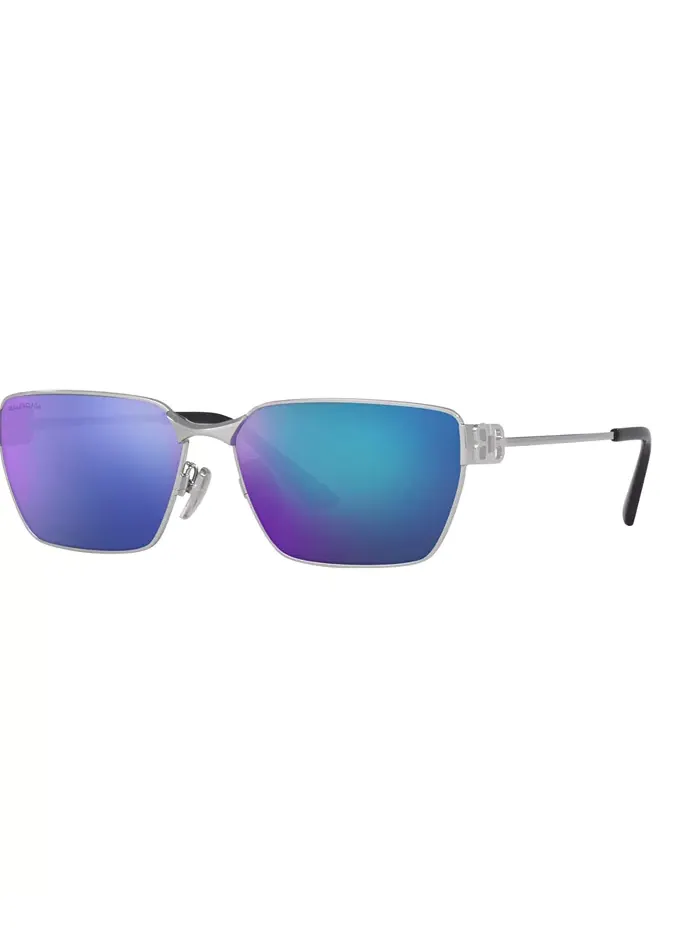 Unisex Standard Sunglasses, BB0374SK 6E000361 Balenciaga — изображение 1 из 5, серебряный