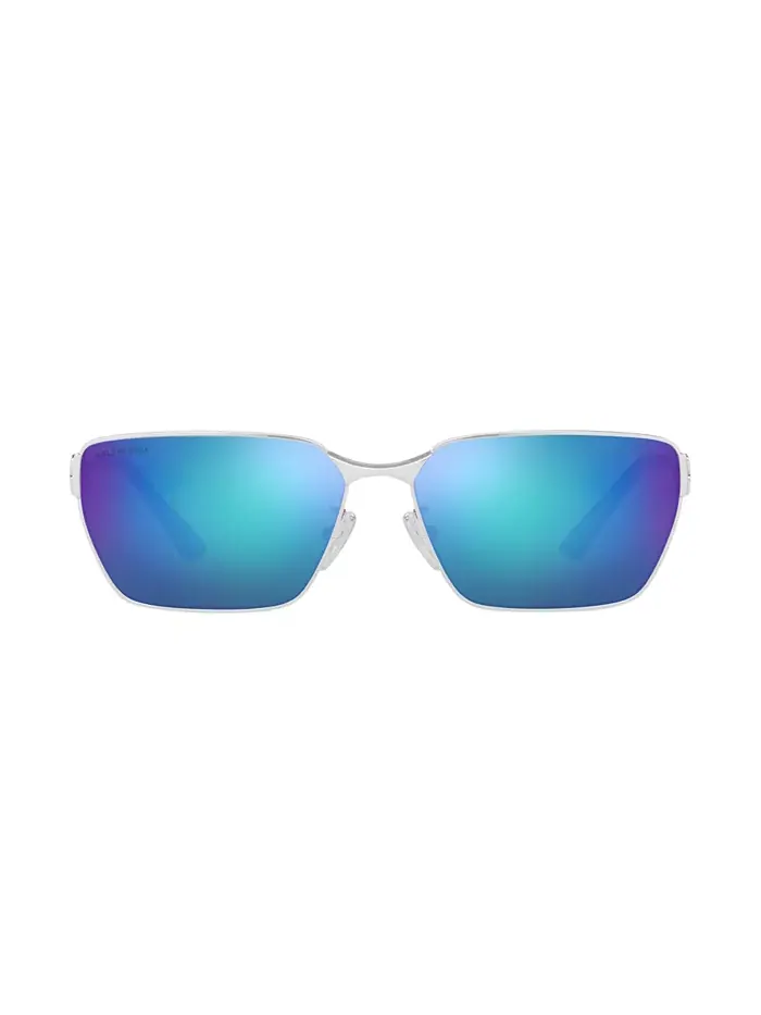 Unisex Standard Sunglasses, BB0374SK 6E000361 Balenciaga — изображение 2 из 5, серебряный