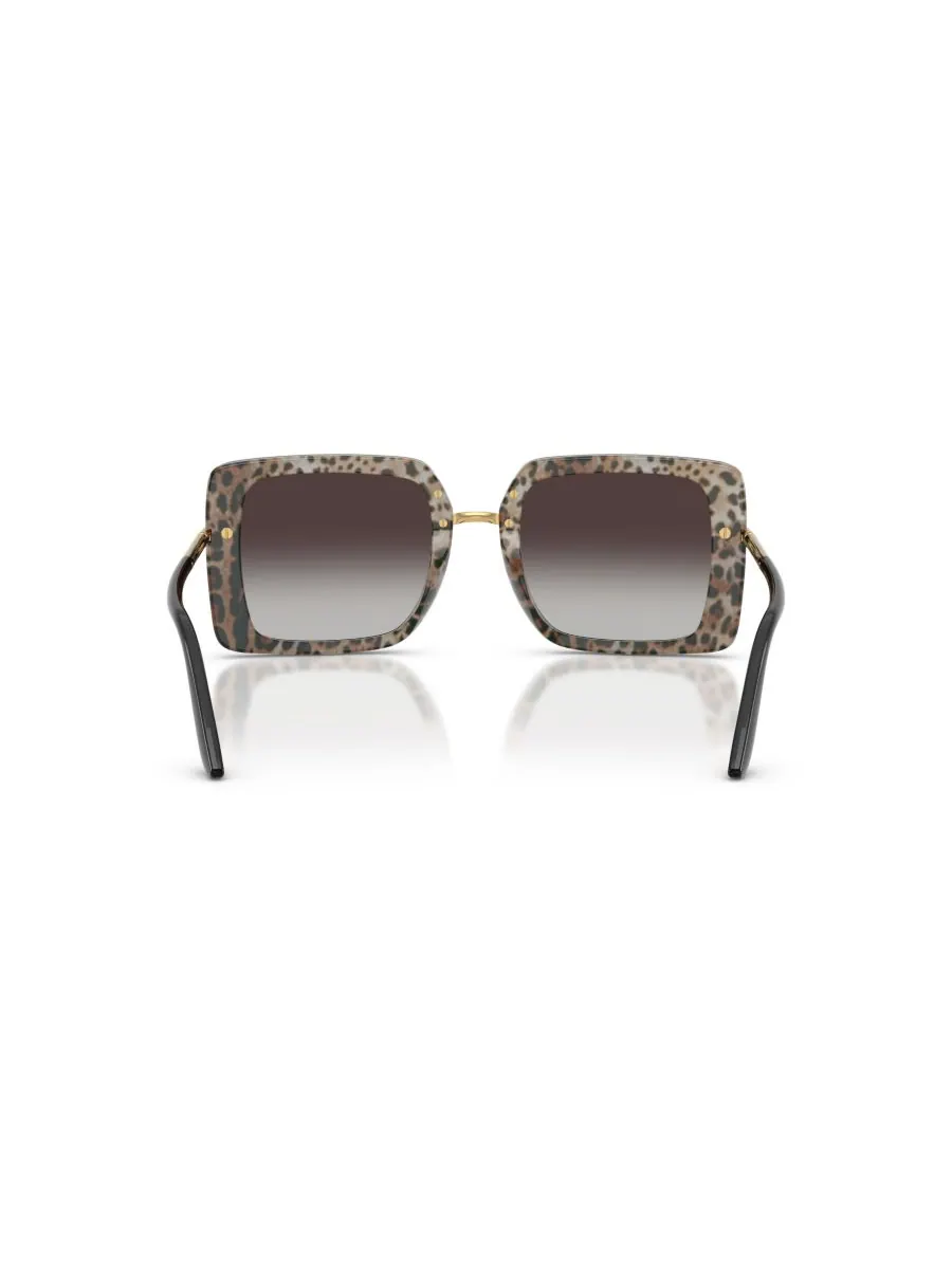 Женские квадратные солнцезащитные очки, DG4491 Dolce&Gabbana — изображение 4 из 6, черный