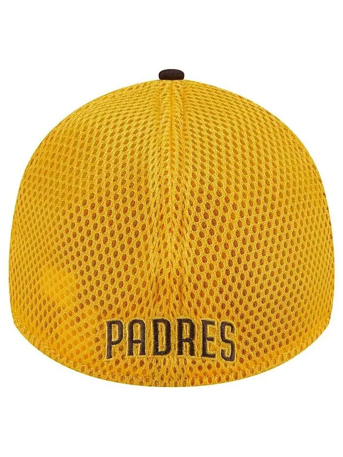 Мужская коричневая кепка San Diego Padres Neo 39THIRTY Flex New Era — изображение 3 из 4