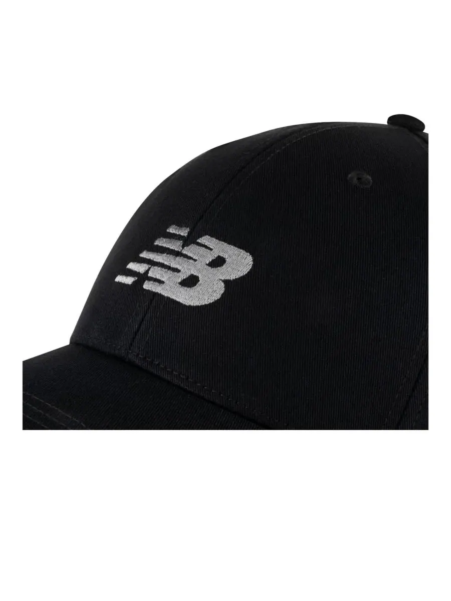 Мужская шестипанельная структурированная бейсболка с логотипом Flying Logo New Balance — изображение 2 из 3, черный