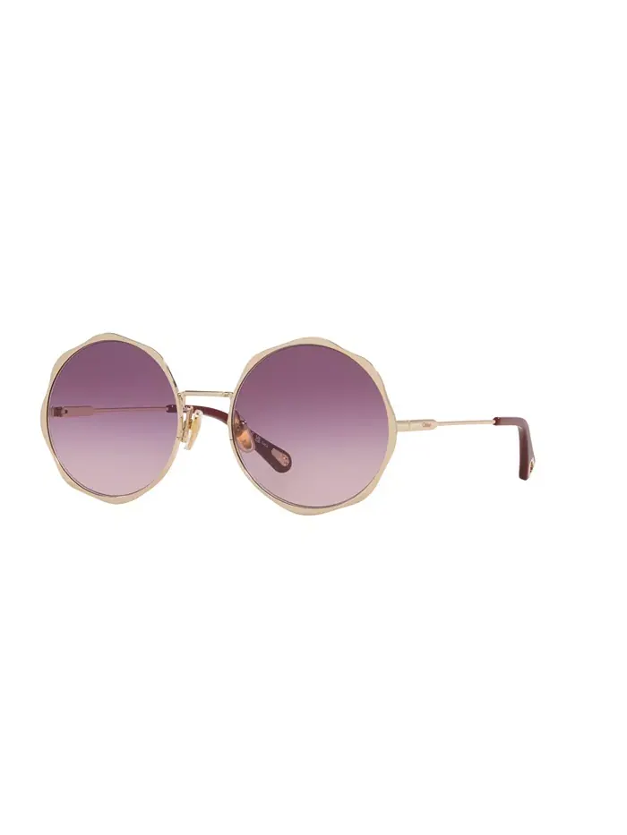 Женские круглые солнцезащитные очки, CH0184S 6N000476 Chloe — изображение 1 из 5, золото