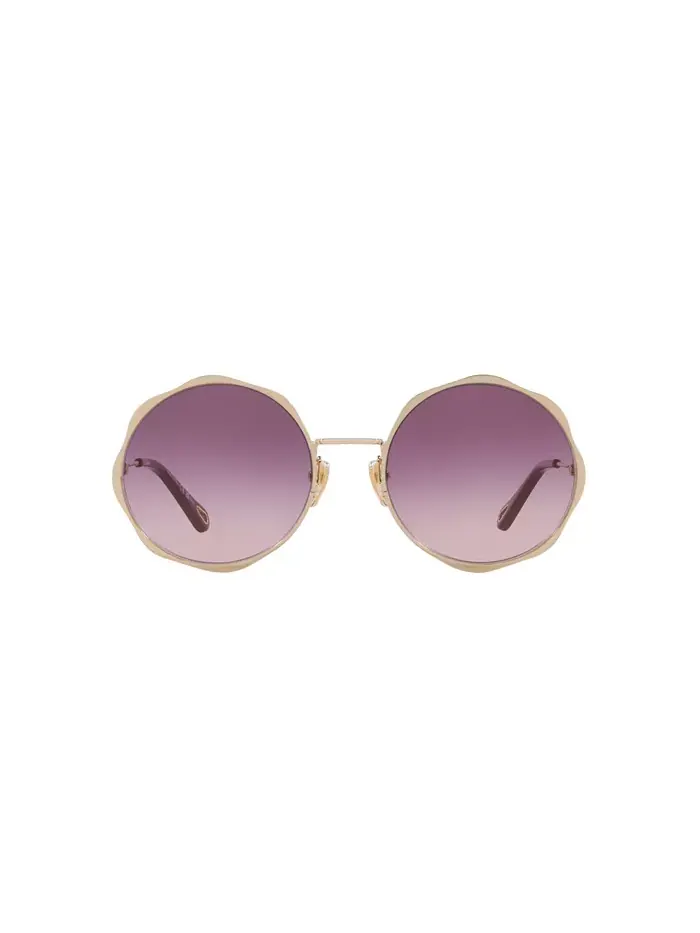 Женские круглые солнцезащитные очки, CH0184S 6N000476 Chloe — изображение 3 из 5, золото