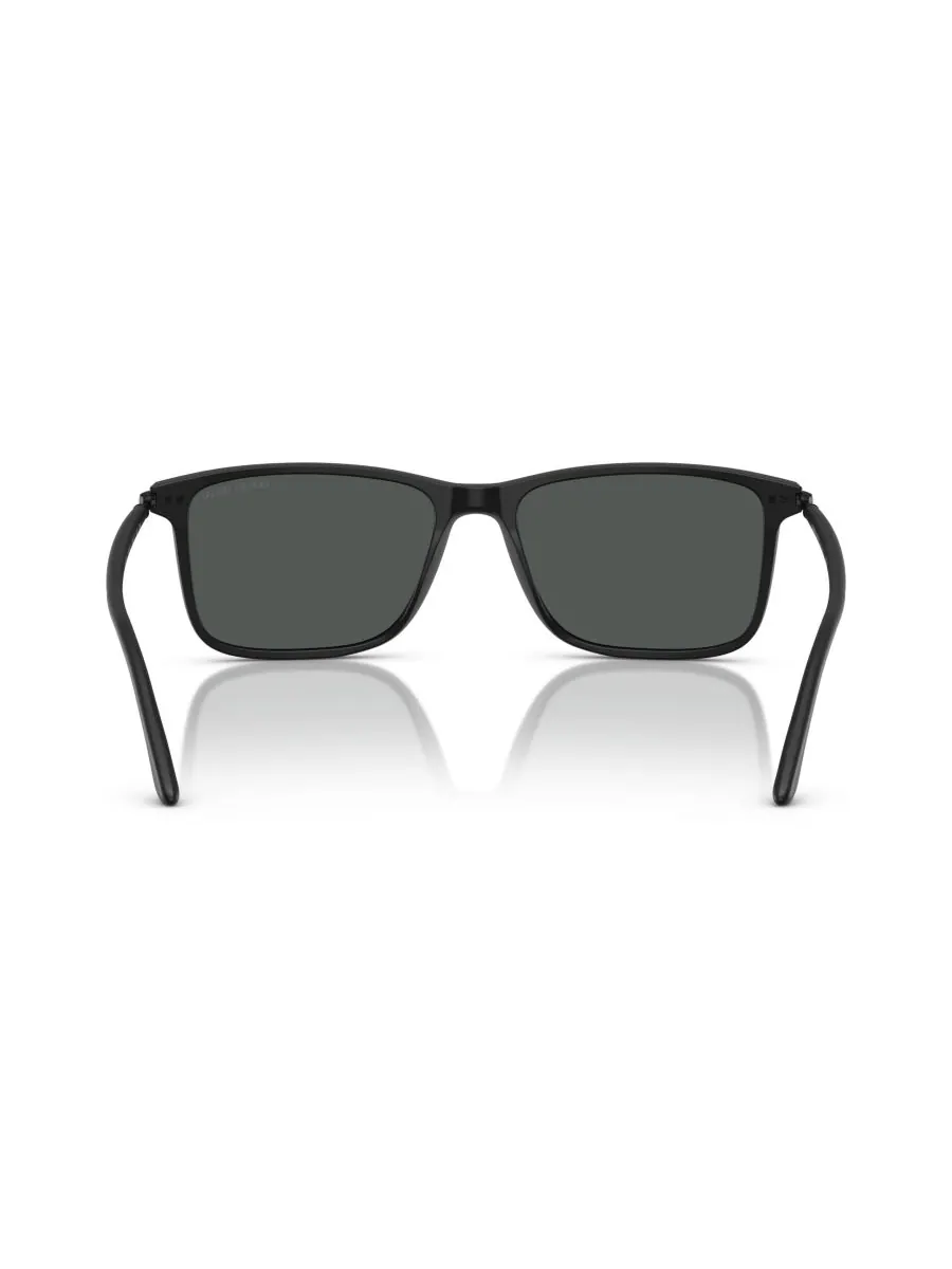 Мужские солнцезащитные очки AR8218 Giorgio Armani — изображение 3 из 6, черный