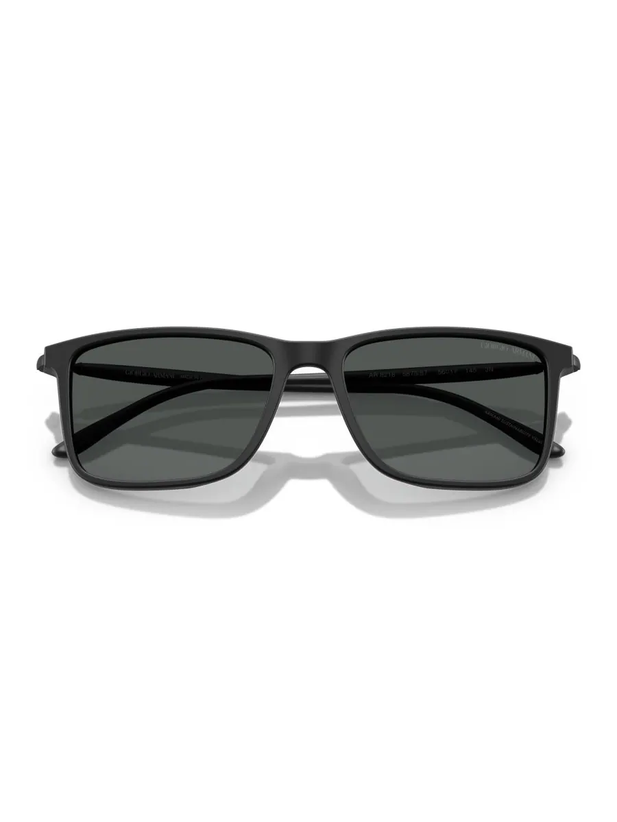 Мужские солнцезащитные очки AR8218 Giorgio Armani — изображение 6 из 6, черный