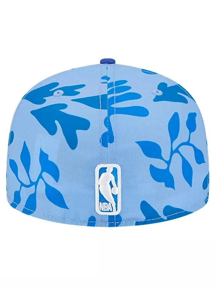 Мужская приталенная шляпа Royal Philadelphia 76ers Palm Fronds 2-Tone 59FIFTY New Era — изображение 3 из 4, королевский