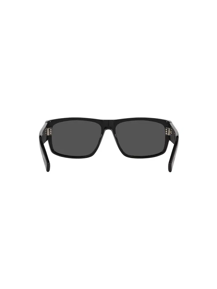 Мужские прямоугольные солнцезащитные очки, SL 689 YS000575 Saint Laurent — изображение 4 из 5, черный