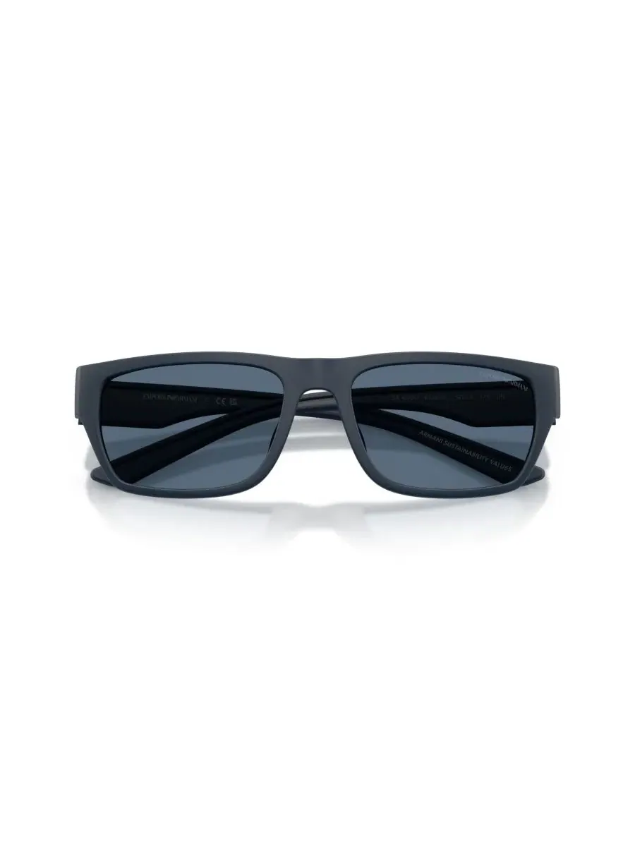 Мужские прямоугольные солнцезащитные очки, EA4267U Emporio Armani — изображение 5 из 6, синий