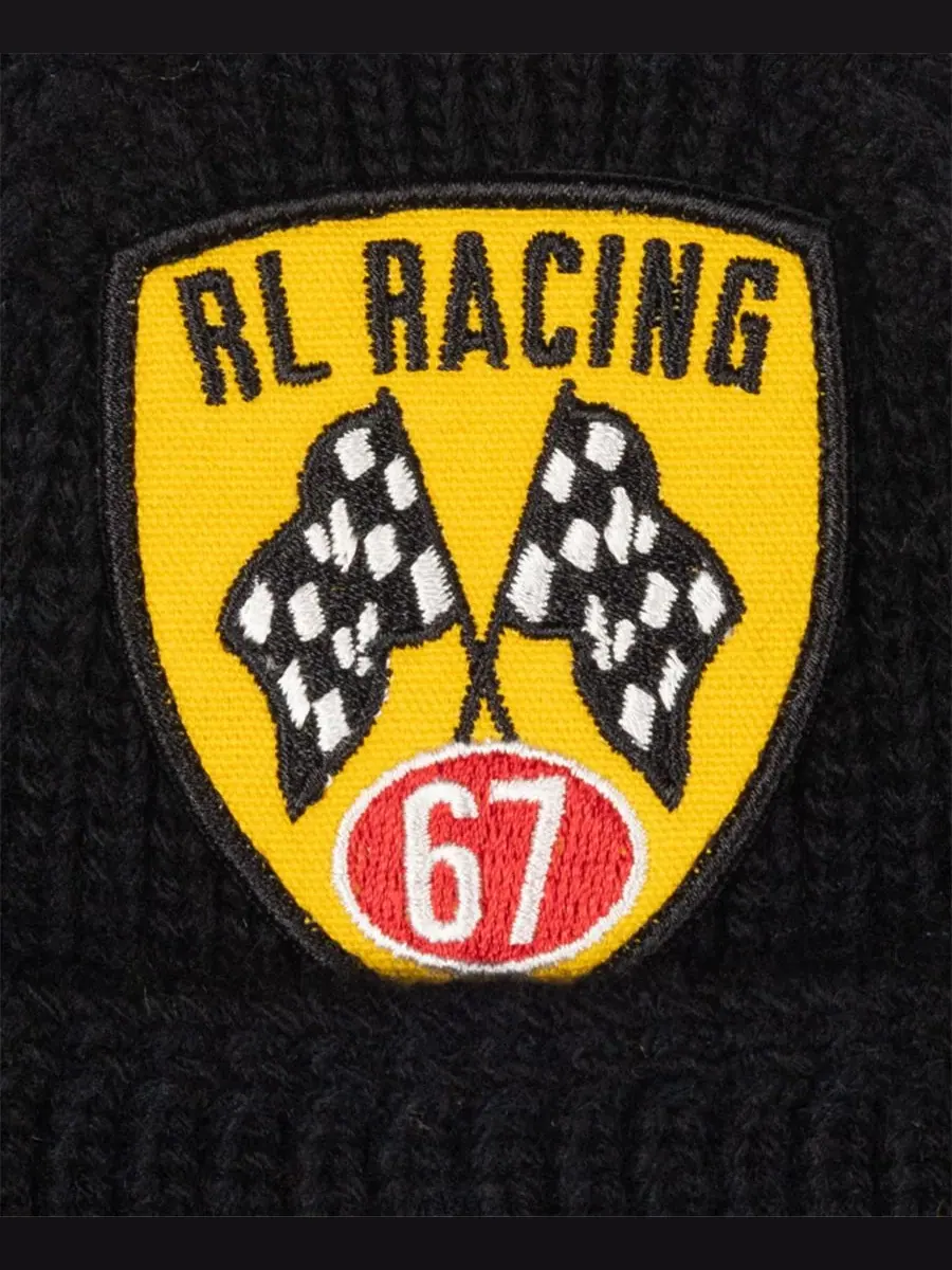 Шапка с вышивкой Holiday Patch Polo Ralph Lauren — изображение 4 из 4, черный мульти