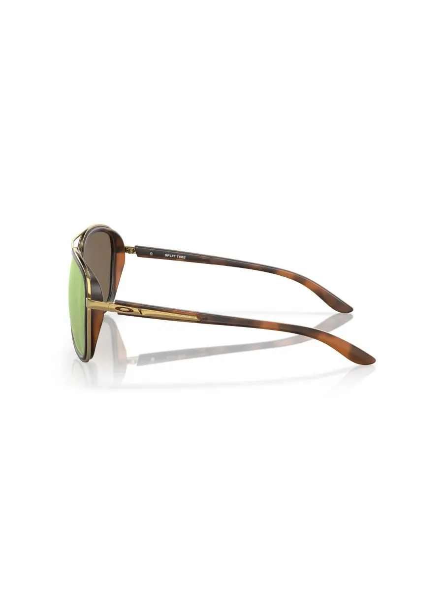 Женские поляризованные солнцезащитные очки, Split Time OO4129 Oakley — изображение 3 из 8, коричневый