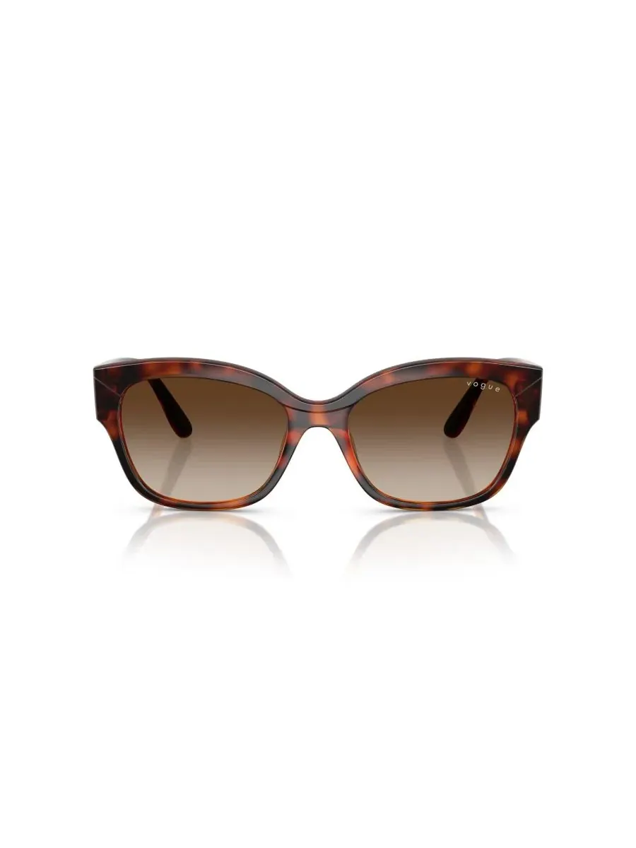Женские солнцезащитные очки «Бабочка», VO5638SU Vogue Eyewear, темно-havana — изображение 2 из 8, коричневый