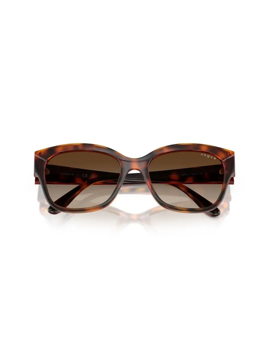 Женские солнцезащитные очки «Бабочка», VO5638SU Vogue Eyewear, темно-havana — изображение 6 из 8, коричневый
