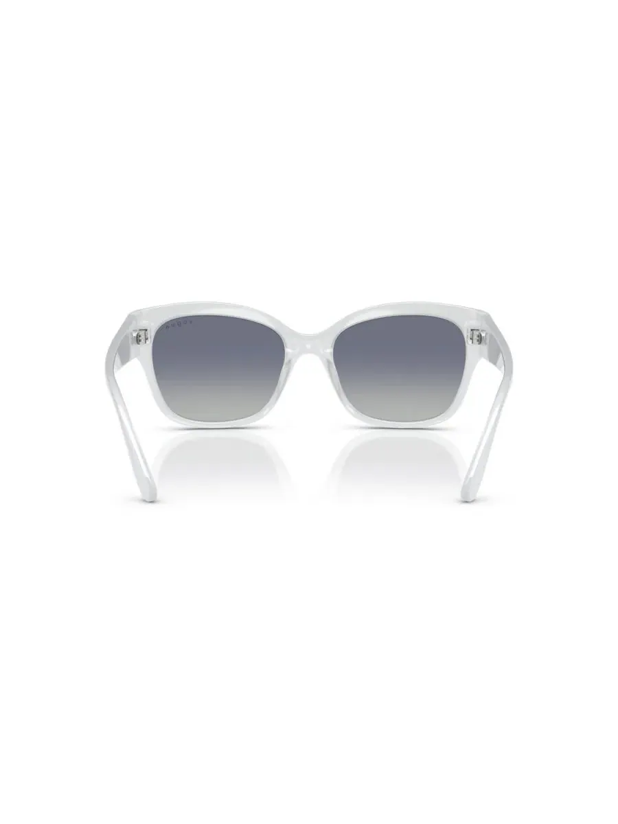 Женские солнцезащитные очки «Бабочка», VO5638SU Vogue Eyewear, top белый, opal milk — изображение 5 из 8