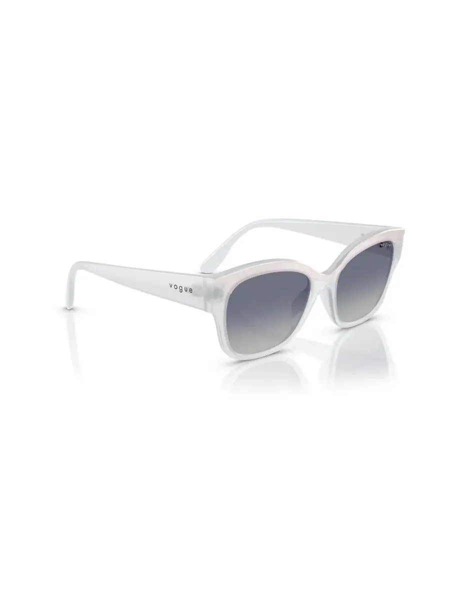 Женские солнцезащитные очки «Бабочка», VO5638SU Vogue Eyewear, top белый, opal milk — изображение 7 из 8
