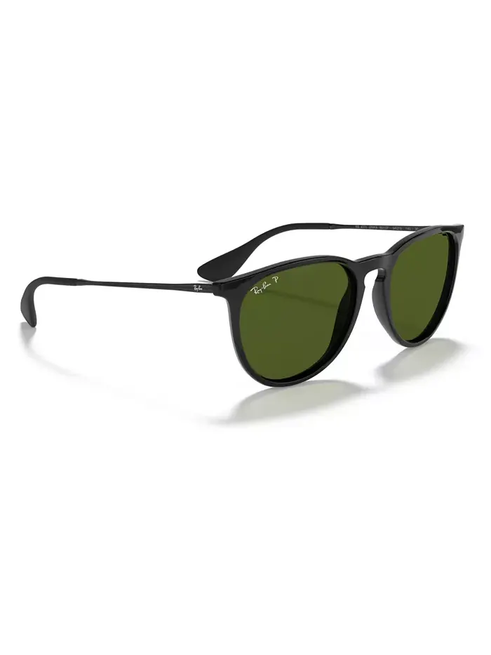 Женские солнцезащитные очки Erika с поляризацией, RB4171 Ray-Ban — изображение 3 из 7, черный/зеленый