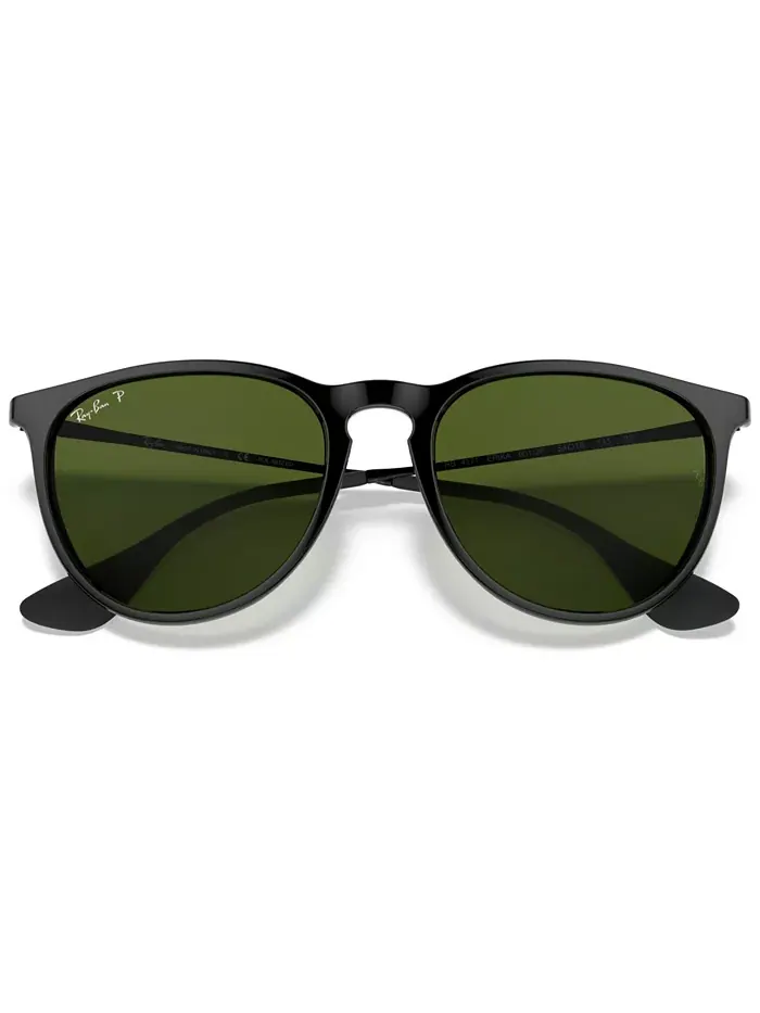 Женские солнцезащитные очки Erika с поляризацией, RB4171 Ray-Ban — изображение 5 из 7, черный/зеленый