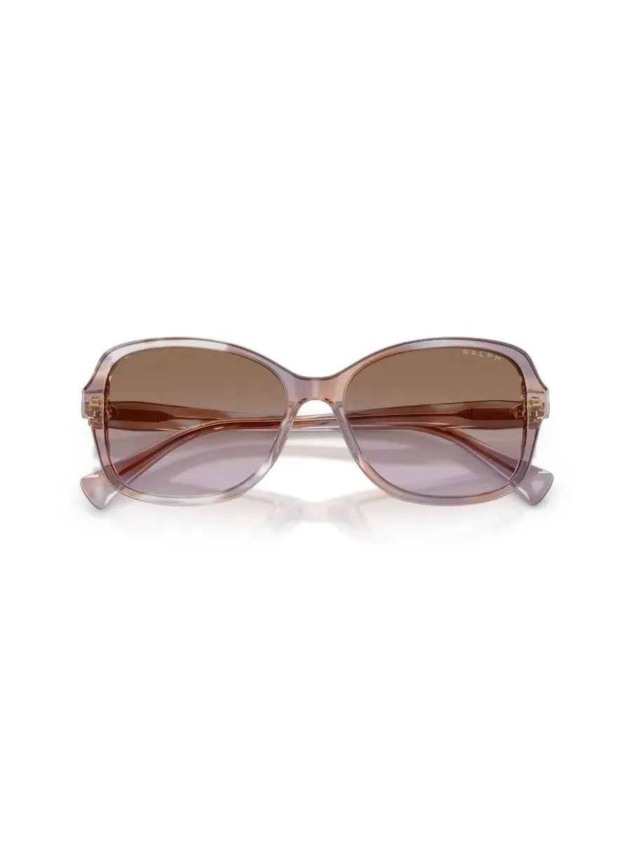 Женские солнцезащитные очки в квадратной оправе, Ralph RA5351U Ralph by Ralph Lauren — изображение 4 из 6, коричневый