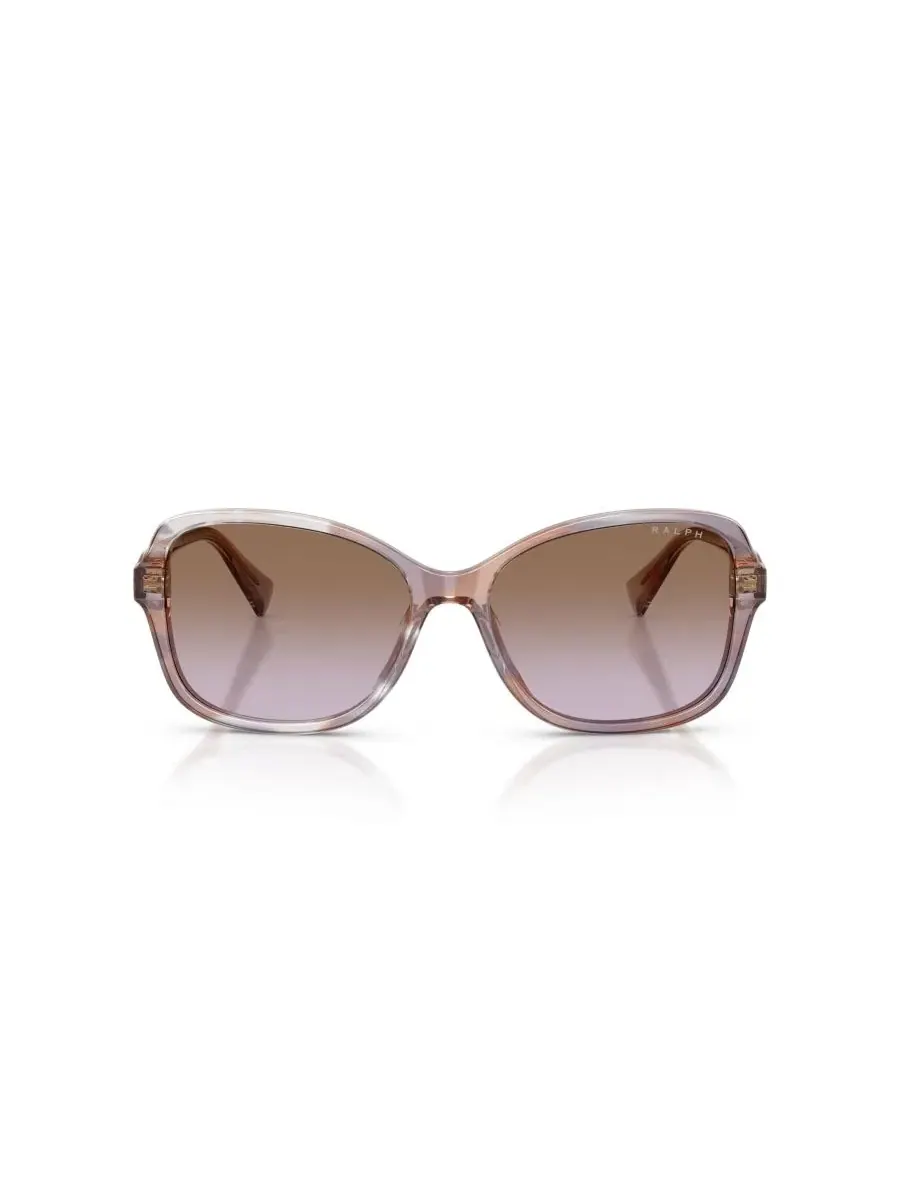 Женские солнцезащитные очки в квадратной оправе, Ralph RA5351U Ralph by Ralph Lauren — изображение 5 из 6, коричневый