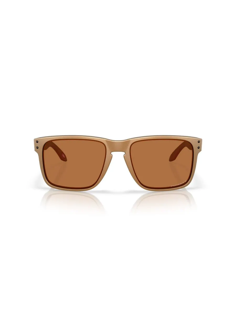 Мужские поляризованные солнцезащитные очки Holbrook XL Alloy Collection, OO9417 Oakley — изображение 2 из 9, золотистый