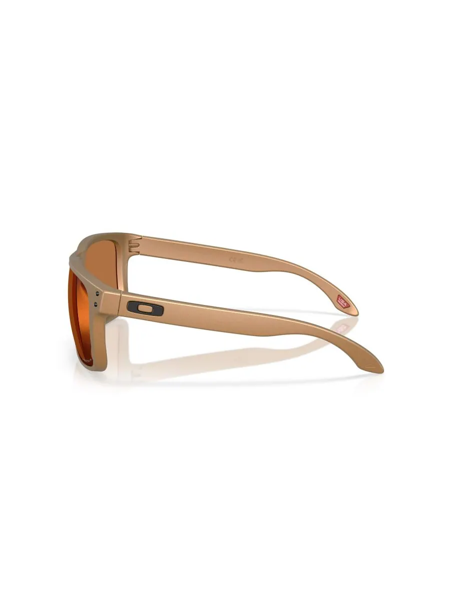 Мужские поляризованные солнцезащитные очки Holbrook XL Alloy Collection, OO9417 Oakley — изображение 3 из 9, золотистый