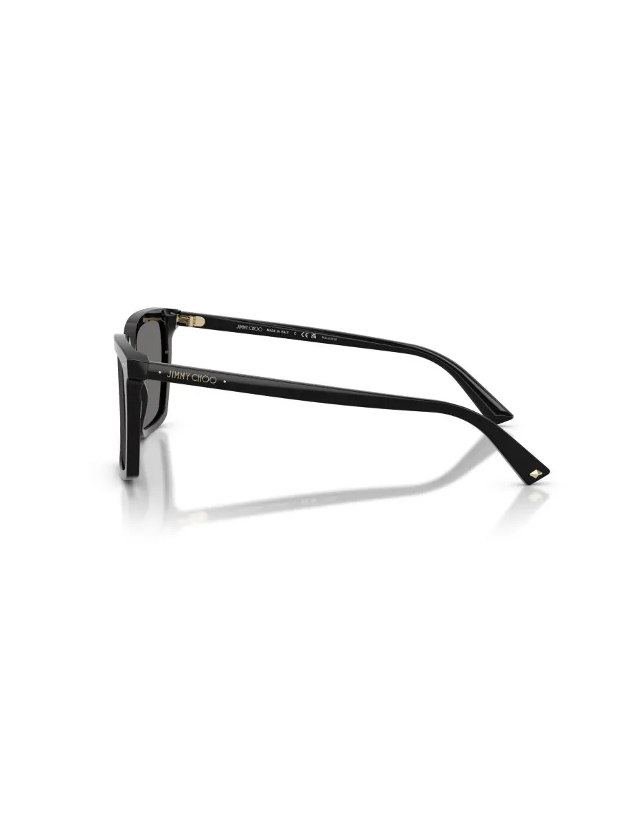 Женские поляризованные солнцезащитные очки, JC5051 Jimmy Choo — изображение 4 из 5, черный серый