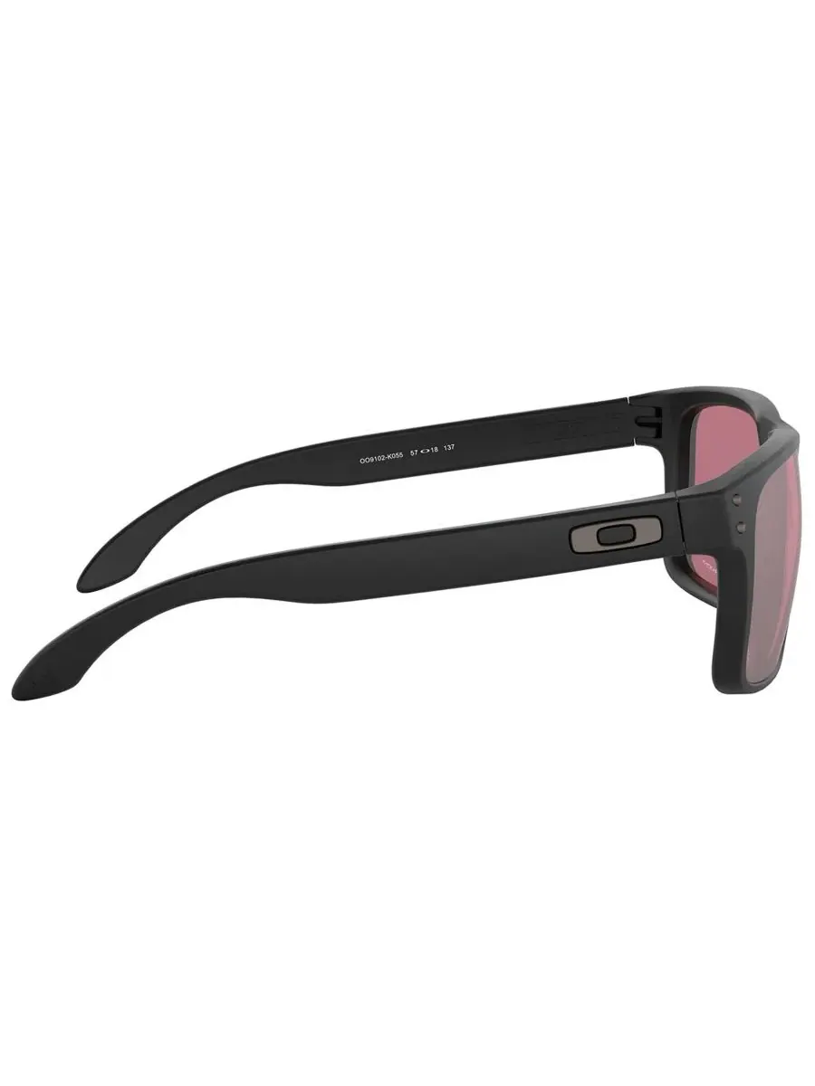 Мужские солнцезащитные очки Holbrook, OO9102 Oakley, matte черный, prizm темно-golf — изображение 4 из 7