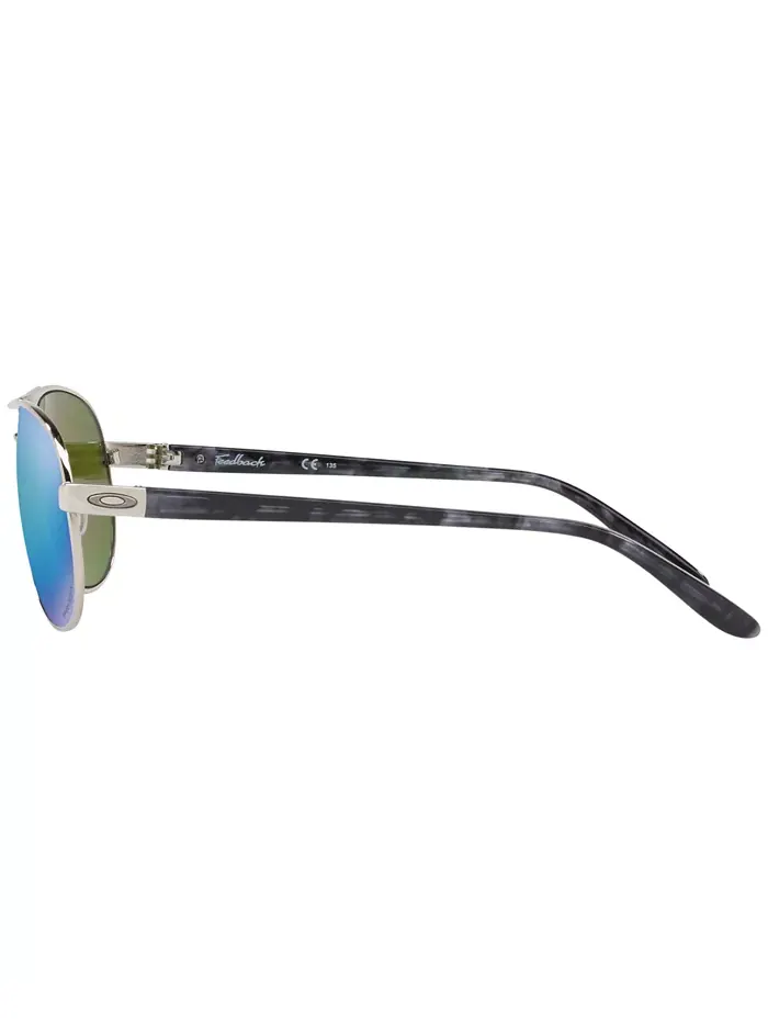 Поляризационные солнцезащитные очки, OO4079 FEEDBACK Oakley — изображение 6 из 7, серебристый