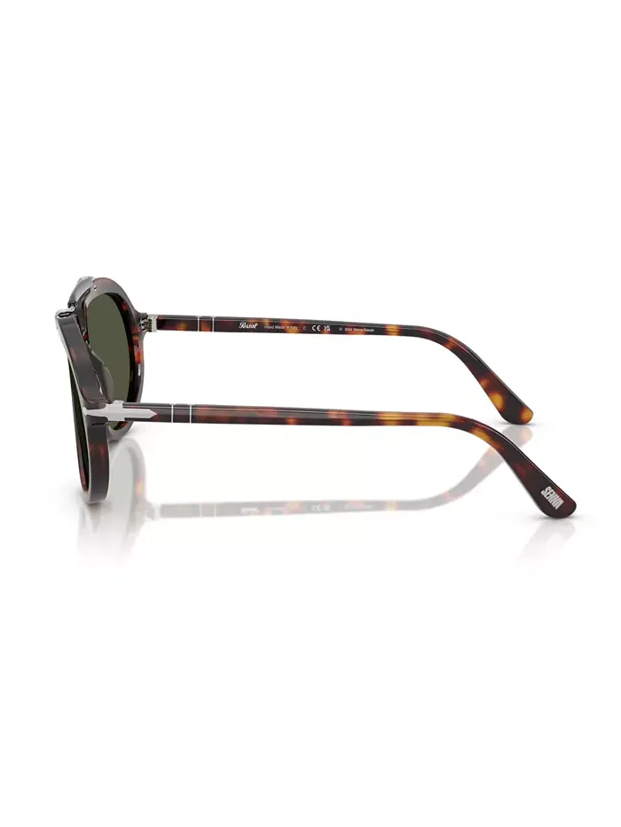 Унисекс круглые солнцезащитные очки, PO0202S Persol — изображение 8 из 10, черный