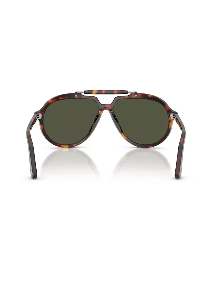 Унисекс круглые солнцезащитные очки, PO0202S Persol — изображение 9 из 10, черный