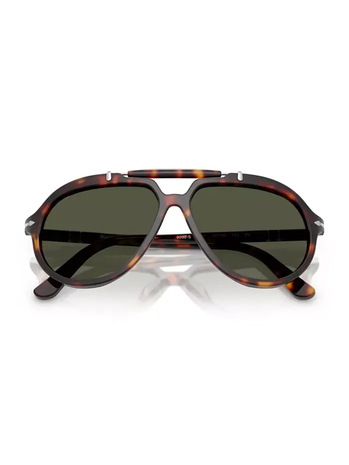 Унисекс круглые солнцезащитные очки, PO0202S Persol — изображение 10 из 10, черный