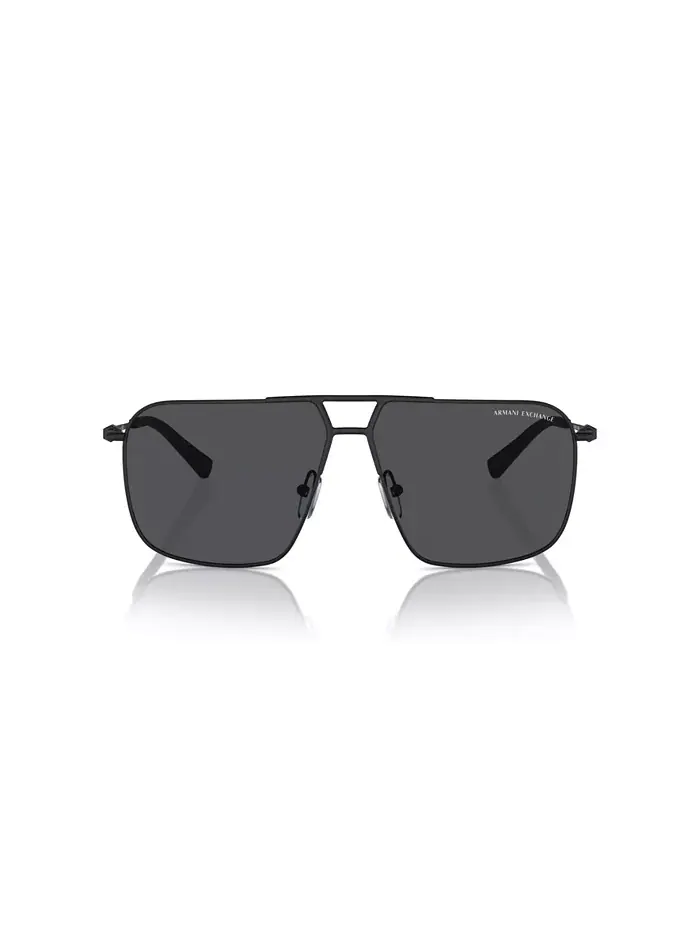 Мужские солнцезащитные очки AX2057S Armani Exchange — изображение 2 из 20, черный