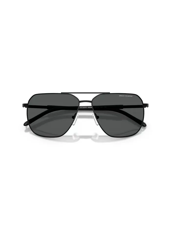 Мужские солнцезащитные очки AX2057S Armani Exchange — изображение 10 из 20, черный