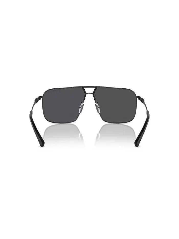 Мужские солнцезащитные очки AX2057S Armani Exchange — изображение 8 из 19, серебряный