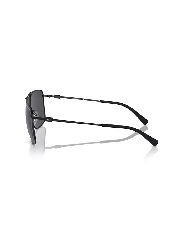 Мужские солнцезащитные очки AX2057S Armani Exchange — изображение 10 из 19, серебряный