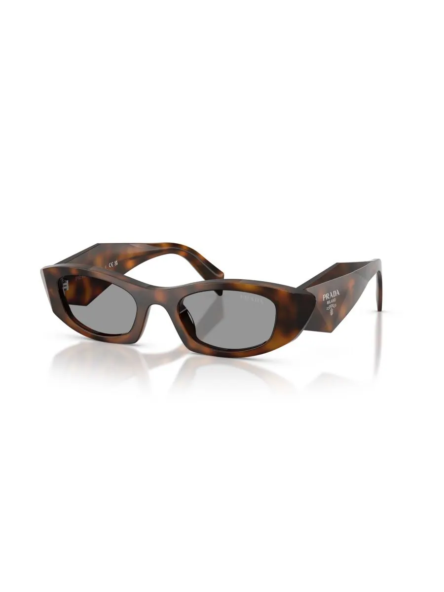 Женские овальные солнцезащитные очки, PR B16S PRADA, Juniper Tortoise