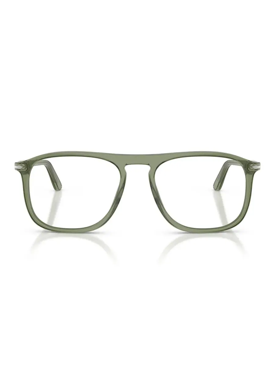 Квадратные очки унисекс, PO3392V Persol — изображение 4 из 4, прозрачный зеленый