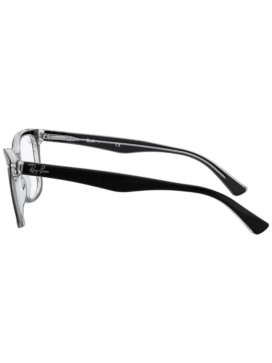 Женские квадратные очки RX5285 Ray-Ban — изображение 2 из 13, черный