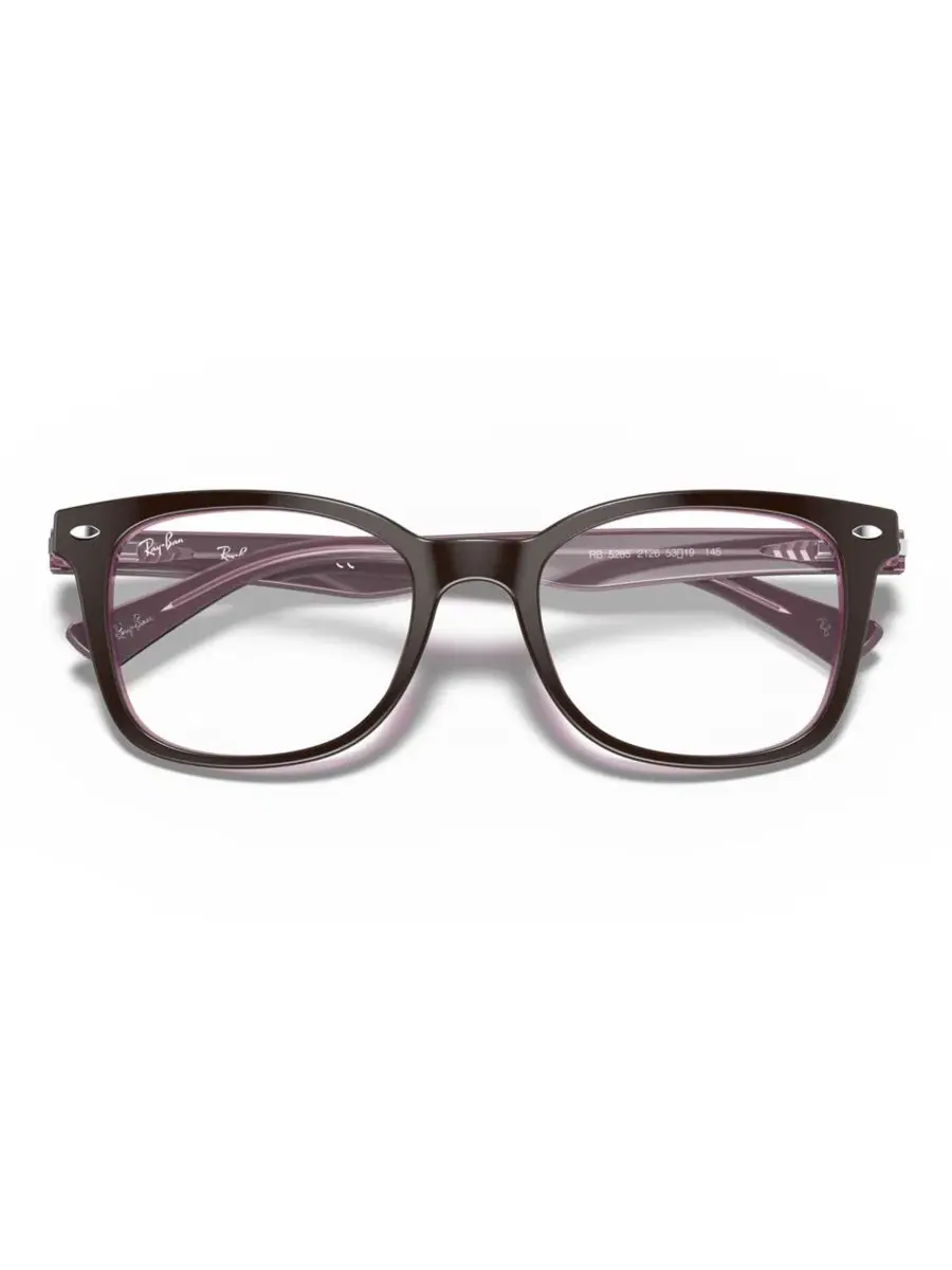 Женские квадратные очки RX5285 Ray-Ban — изображение 11 из 13, коричневый