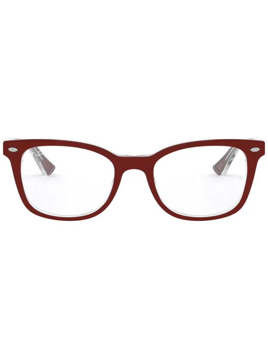 Женские квадратные очки RX5285 Ray-Ban — изображение 3 из 13, коричневый